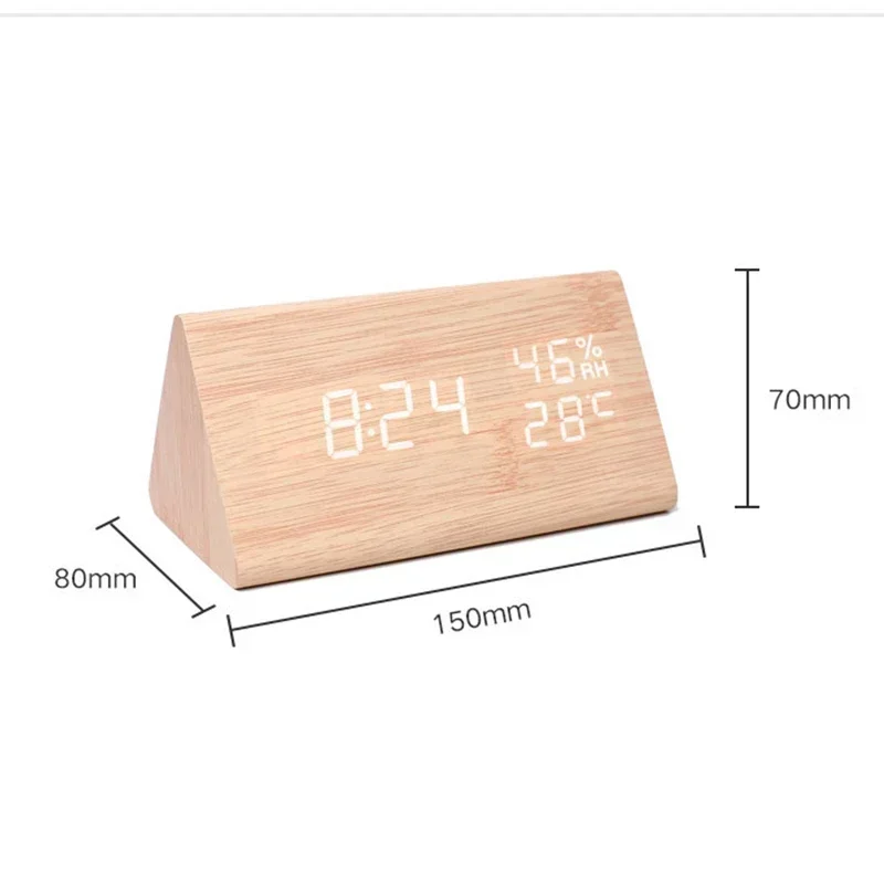 Simple LED Digital Alarm Clock for Home & Study Rooms 2