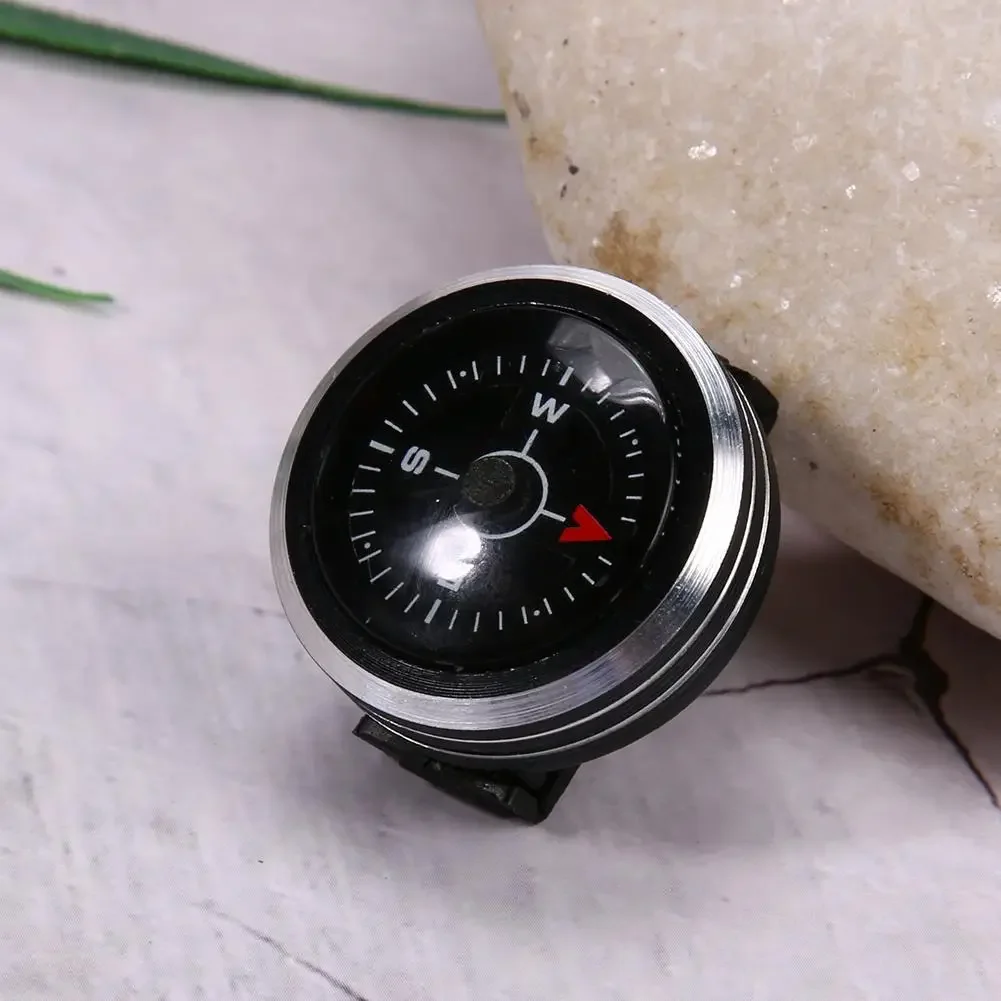 MIni Portable Watch Strap Button Compass 5