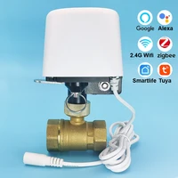 วาล์วน้ำอัตโนมัติ 1/2 นิ้ว 3/4 นิ้ว 1 นิ้ว ระบบ Tuya Zigbee Wifi สำหรับสวน ตั้งเวลาปิดน้ำ ควบคุมการรดน้ำ รองรับ Alexa และ Google Home 1