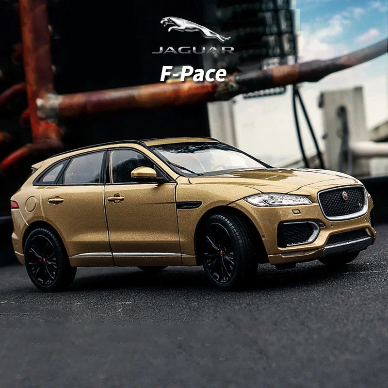 WELLY 1:24 Jaguar F-PACE SUV 합금 자동차 모델 다이캐스트 및 장난감 차량 자동차 장난감 소년 생일 선물 수집