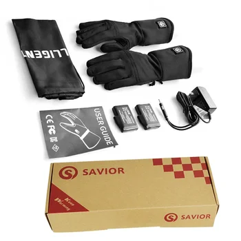 Savior Heated Waterproof Windproof Motorcycle Gloves Motorbike Riding Glove Touch Screen Gloves Warmer Covers Hand Warmer Winter 3
