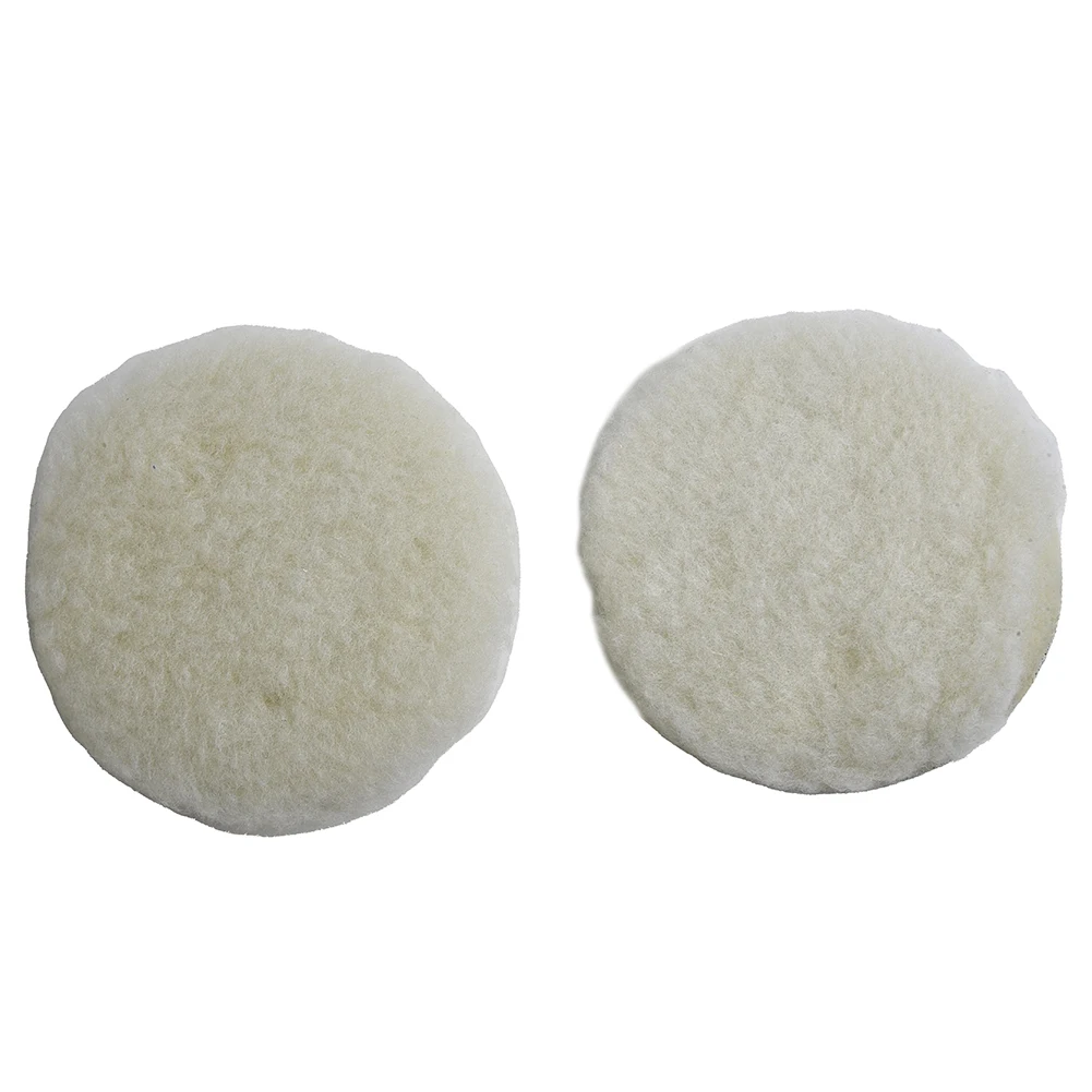 

2PCS Universal Car Polish Pad Kit 5/6/7 Inch Soft Wool Machine Waxing Polisher Car Body Polishing Discs Accessories Cleaning