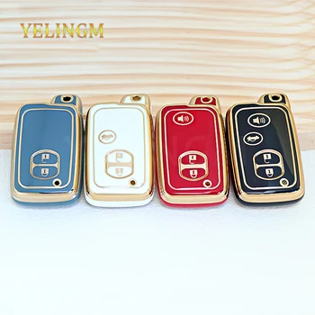 TPU Car Key Case Cover for Toyota Camry Crown Majesta Highlander Land Cruiser Prado Kluger Mark X Subaru Foreste XV Protector 1