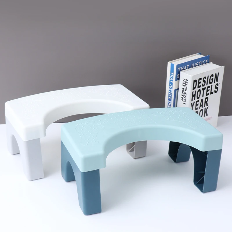 

New Collapsible Toilet Squatty Step Stool Child Chair Foot Seat Rest Bathroom Potty Squat Aid Helper Anti-slip Heightened Tool