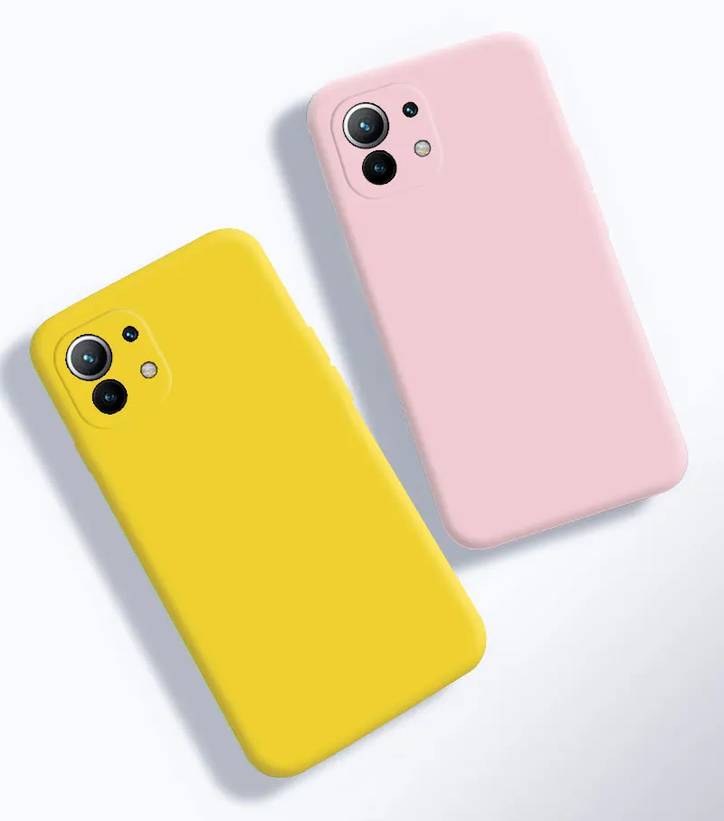 Premium Liquid Silicone Shockproof Phone Case - Soft Protective Cover