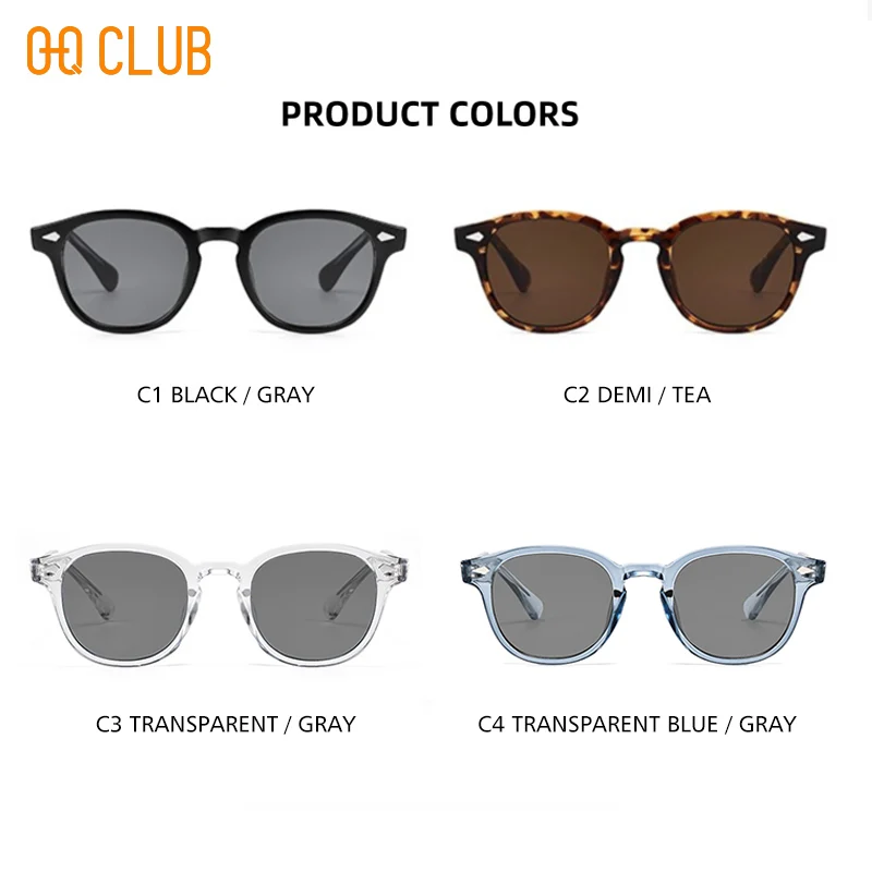 Vintage Retro Round Polarized Sunglasses with UV400 Protection