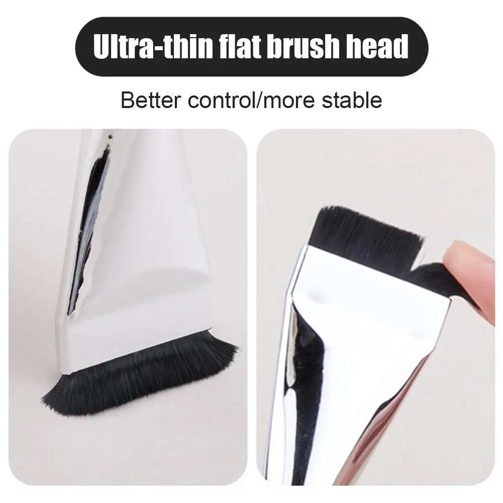 Ultra Thin Foundation Brush Flat Head Contour Brush Lightweight and Thin Foundation Cream Makeup Brushes