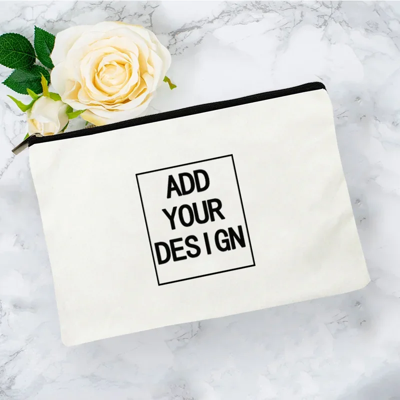 

Kawaii Women's make up bag Custom Cosmetic Bag for Make Up Mini Pouch Bags Logo of the company Customized gift for beauty salon