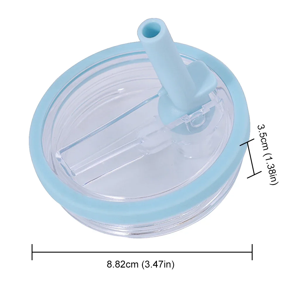 2Pcs Dustproof Tumbler Lids with Straw Spill Proof Tumbler Cover Replaceble Flip Straw Lid for Stanley 30oz Cup tumbler cover