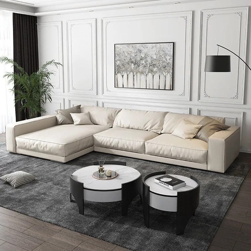 

Европейские современные диваны для гостиной Queen Loveseat L-формы Aestetic Minimalista Salas Sleeper, расслабляющий диван Woonkamer