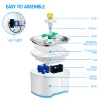 2.4L Pet Cat Drinking Water Fountain with LED Lights Motion Sensor Dogs Dispenser Automatic Feeder Container(USB Interface) 2