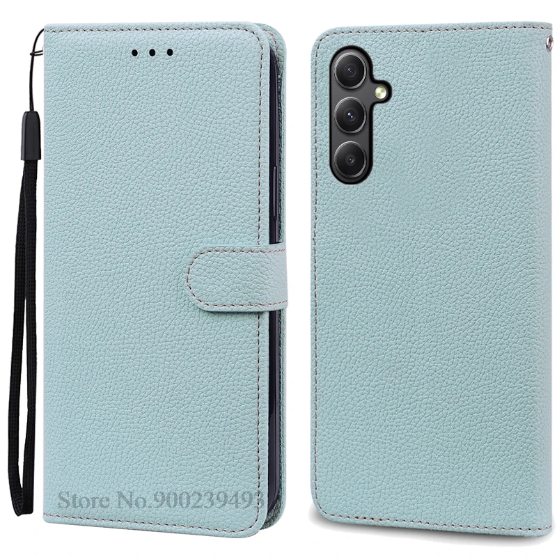 Elegant Leather Wallet Flip Case for Samsung Galaxy M35 5G