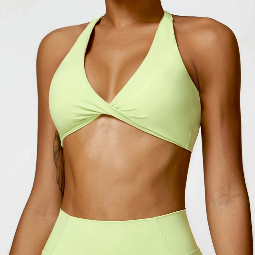 Women's Sexy Back Push-Up Sports Bra - Breathable Yoga & Gym Wear