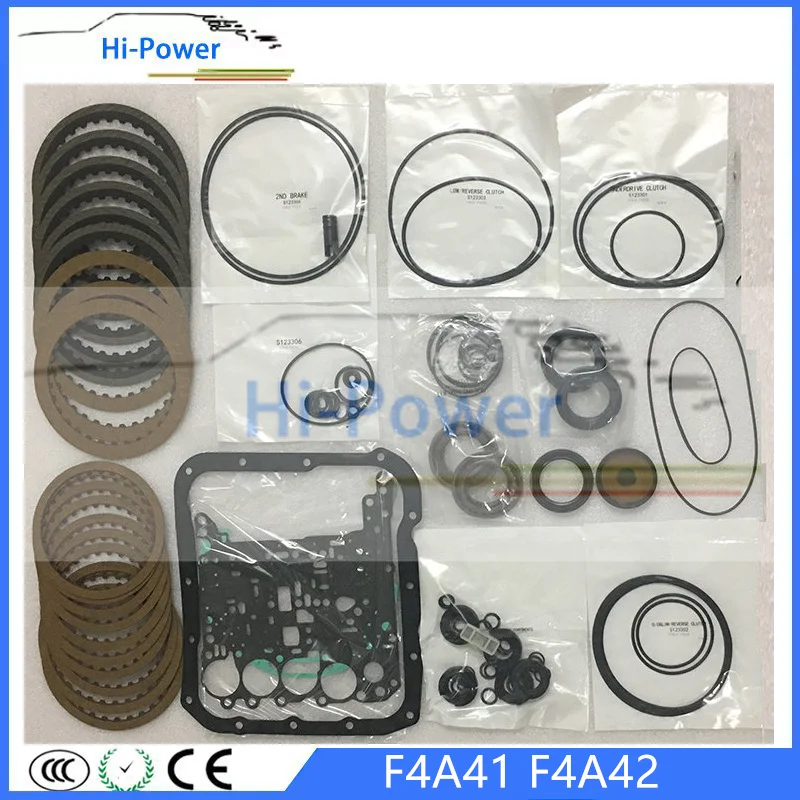 

F4A41 F4A42 Auto Transmission Rebuild Kit Overhaul friction Plate For MITSUBISHI Gearbox repair Kit Clutch Disc F4A41 F4A42