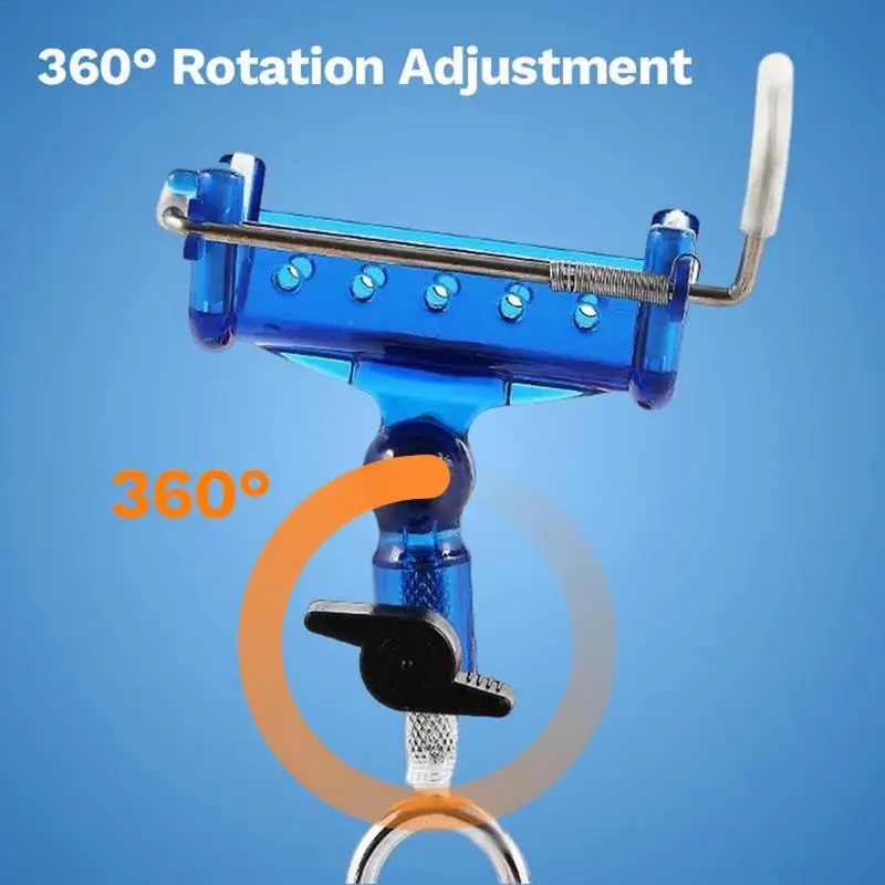 360 Degree Adjustable Fishing Rod Holder For Bank Fishing Self-Locking  Turret Bracket Stainless Steel Fish Rod Holder Tools - AliExpress