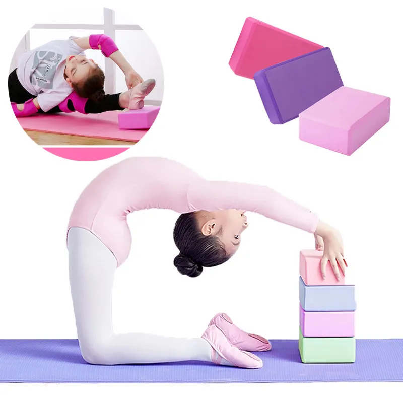 Foam Yoga Block Toy Props Brick Gym Pilates Yoga Column Back Exercise BodyBuilding Fitness Sport Workout Bodybuilding Equipment