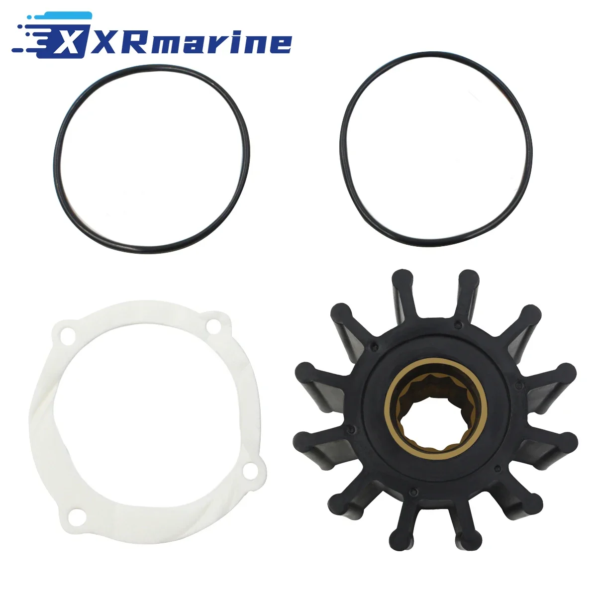 Water Pump Impeller Kit 3584350 for VOLVO 3584350 3588914 3593660 3841696 3842786 21212794 21213664 21951352 21951354 excavator for volvo ec140b ec210b ec240b ec290b engine water pump d4d d6d d7d