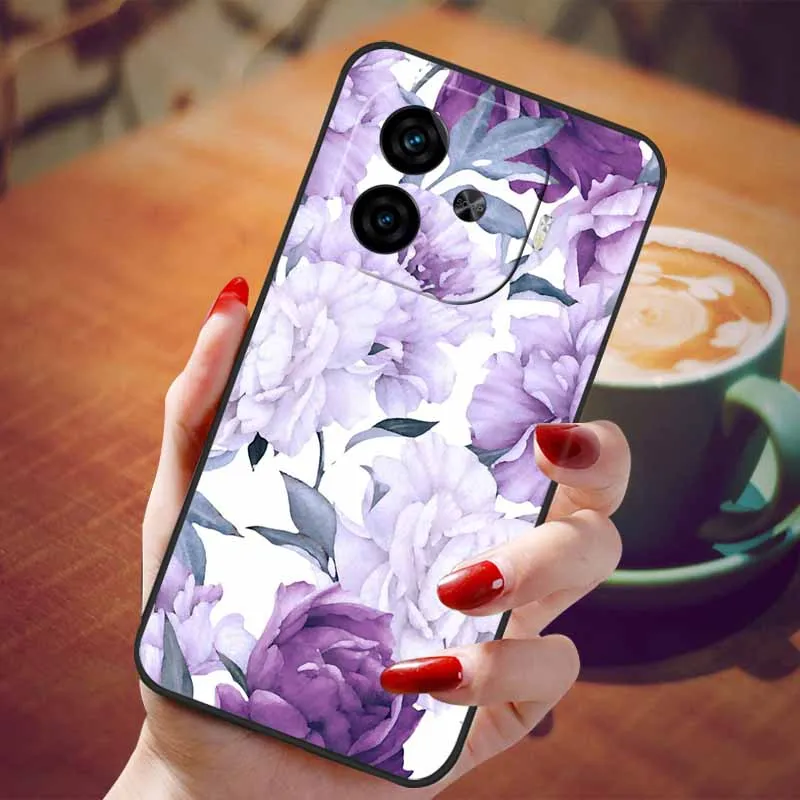 Soft Silicone Fashion Marble Shockproof Case - TPU Bumper Cover, 6.78
