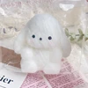 Cute Flocking Bunny Taba Squishy Stress Relief Decompression Toy Squeeze Plush Rabbit Anti Stress Fidget Toy For Adult Kids Gift 4