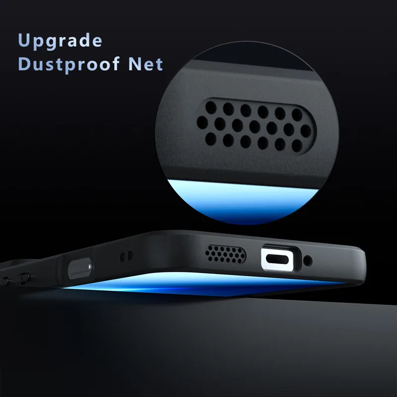 Enhanced Magnetic Case with Anti-Drop Airbags and Matte Skin-Feel Finish