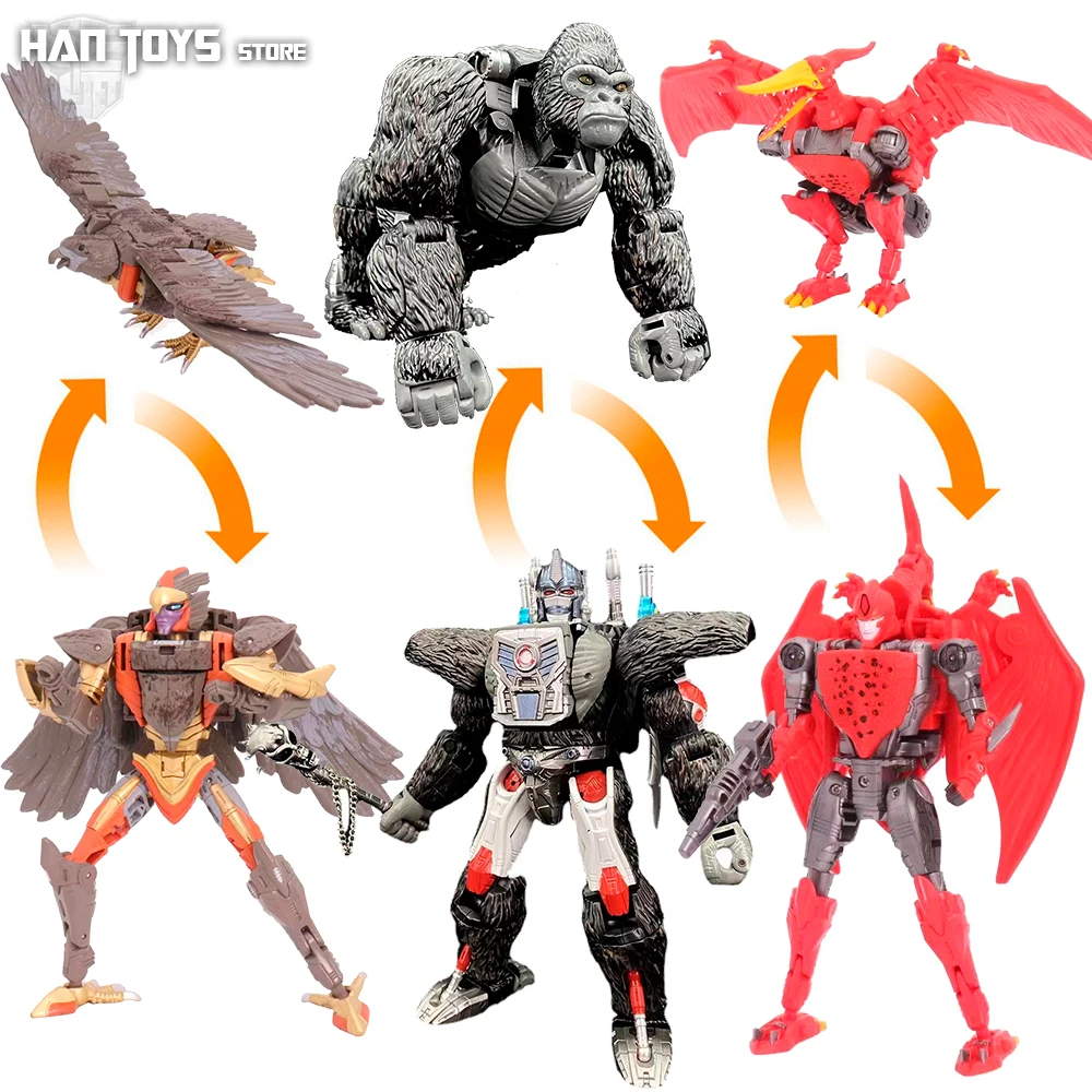

Transformation Beast Wars TB-01 TB-02 TB-03 TB03 Transmetal Gorilla KO Enlarged Version Kingdom BW Op Commander Action FIgure