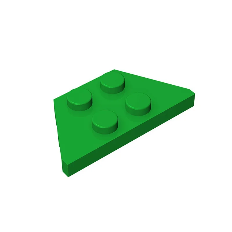 20pcs MOC 부품 51739 웨지 플레이트 2x4 mattoni compatibili DIY Assmble 빌딩 블록 입자 아이 퍼즐 cervello giocattolo