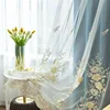 New Full-shading Tulle French Light Luxury Ins Princess Style Living Room Embossed Embroidery Cloth Yarn 2