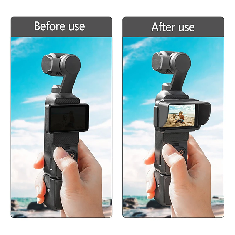 Description Picture 5 of item1PCS Sun Shade For DJI Osmo Pocket 3 Light Weight Screen Sunshade Hood Cover Handheld Gimbal Camera Accessories