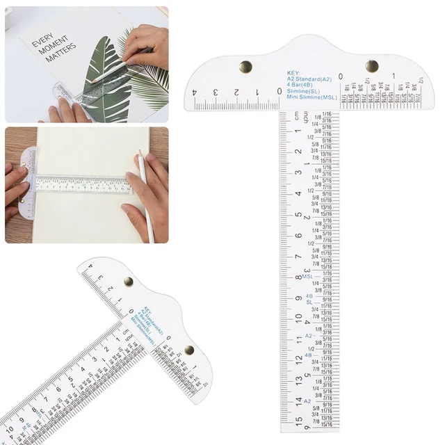 T Square Ruler Acrylic Clear Ruler For Drawing 6 Inches T Ruler T Ruler For  Crafting Drafting Layout Work Art Framing & Drafting - AliExpress
