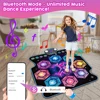 VATOS Dance Mat for Kids 27 Levels 8 LED Keys Bluetooth 5 Game Modes Built-in Music Ages 3+ Years 3