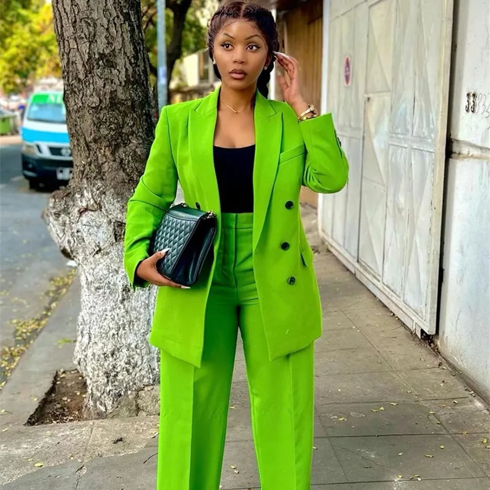 PopularSlimFitPantsSuitsSetforWomenOfficeLadiesFormalWear