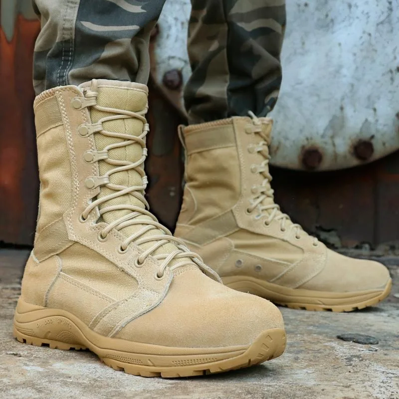 2023 New Trend Army Military Boots For Men Anti Slip Tactical Training