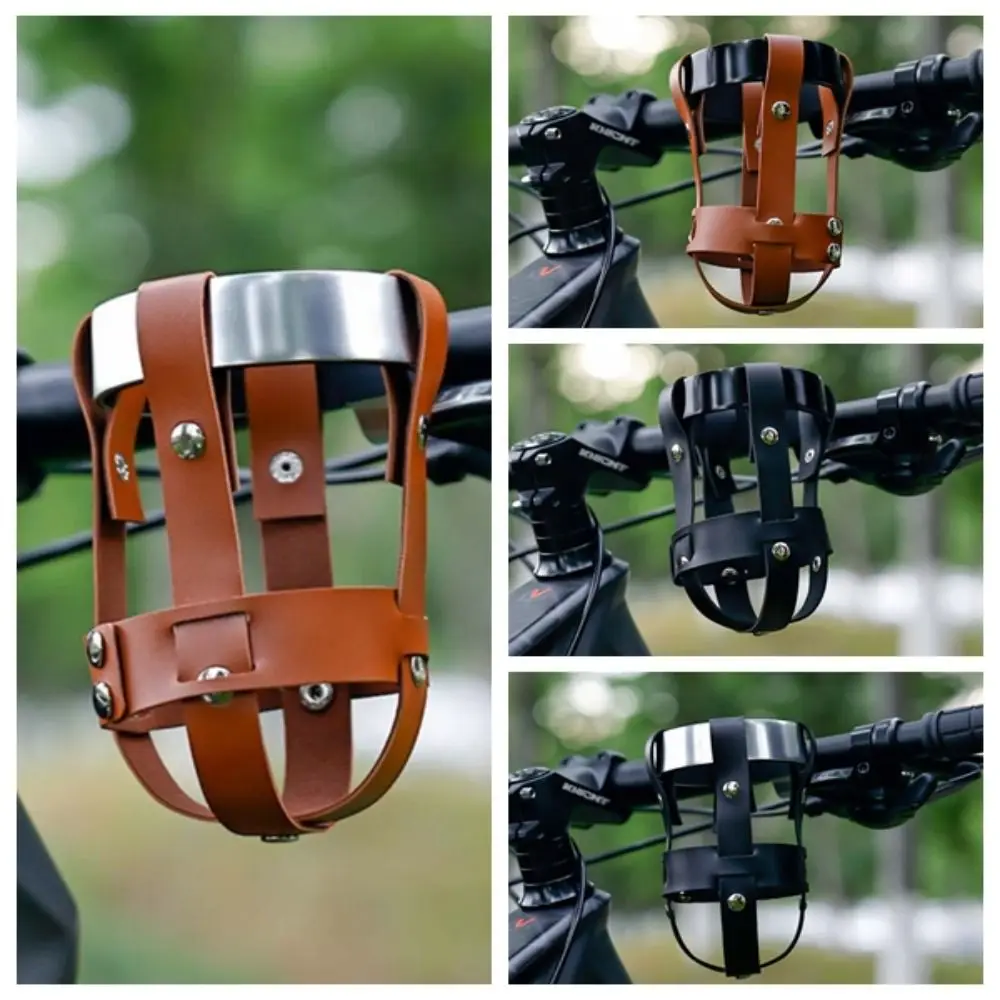 

1 Set Anti Shaking Kettle Holder Adjustable Retro Electric Vehicle Kettle Holder Aluminium Alloy Buckle Bike Water Cup Holder