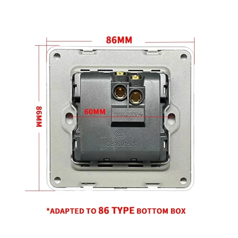 EU Standard Single Power Socket Touch Switch Usb Wall Sockets Double Sockets UK/RU Wall Sockets Tempered Glass Sockets