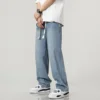 190CM Tall Men Loose Wide Leg Jeans Spring Autumn Extra Long 119CM 115CM Pants Male Teenagers Denim Overlong Ultralong Trousers 2