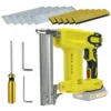 Cordless Electric Nail Gun for Straight/N-shape Nails Woodworking Universal Nailing Machine for Dewalt 20V Battery (No Battery) 1