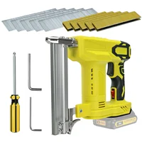 Cordless Electric Nail Gun for Straight/N-shape Nails Woodworking Universal Nailing Machine for Dewalt 20V Battery (No Battery) 1