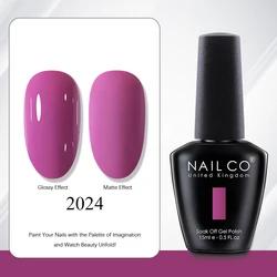 Autumn Collection High - Quality Soak - Off UV Gel Nail Polish - Matte & Glossy Finish (2024)