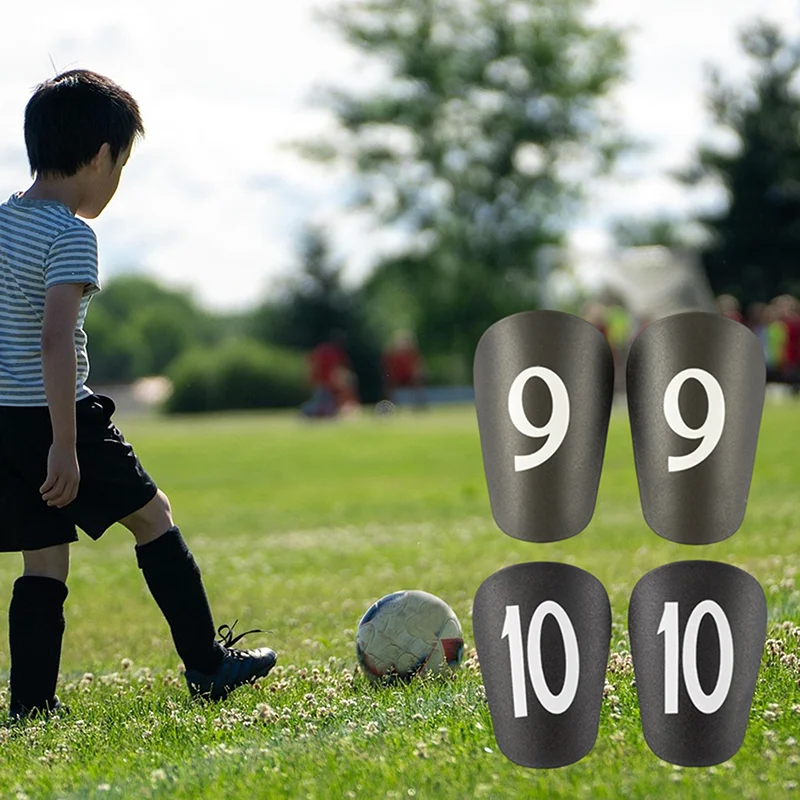 Wear-resistant Shock Absorbing Football Shin Pads Mini Shin Guards Soccer Guards Anti Slip For Men Women Kids Boys Girl