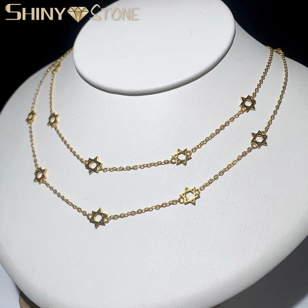 

Женское ожерелье из серебра 925 пробы с подвеской в виде звезды