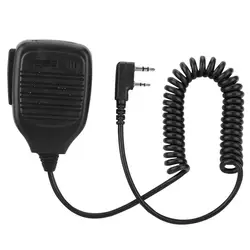 2 Pin PTT Speaker Microphone for Kenwood BAOFENG UV-5R BF-888S Retevis H777 RT3 RT80 TYT PUXING Walkie Talkie Accessories