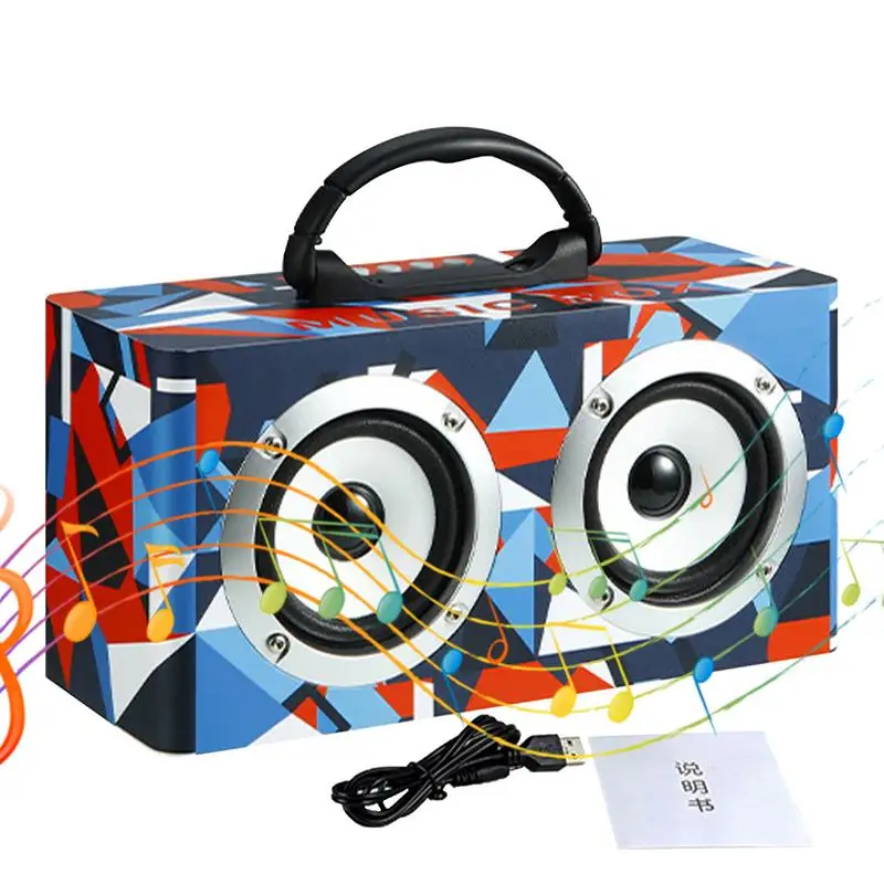 

Wireless Speakers Wooden Outdoor Speakers Portable Music Speaker Wireless Loud Stereo Speaker For Outdoor speaker supplies