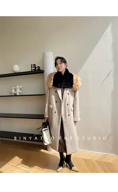 레드 폭스 모피 패션 분위기 조끼