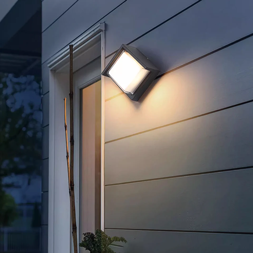 LED Wall Lamp Light Motion Sensor Radar 6W 16W AC85-265V Cold White Warm White IP66 Waterproof For Porch Outdoor Garden