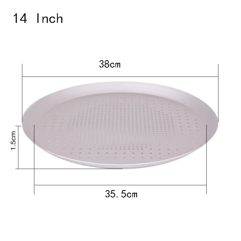 Pizza Platte Backform Antihaft Küche Restaurant Werkzeug Pizza Pan Pizza Bildschirm Pan Metall Net 14 Zoll
