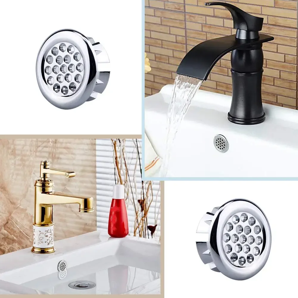 4Pcs Wash Basin Sink Overflow Ring Plug