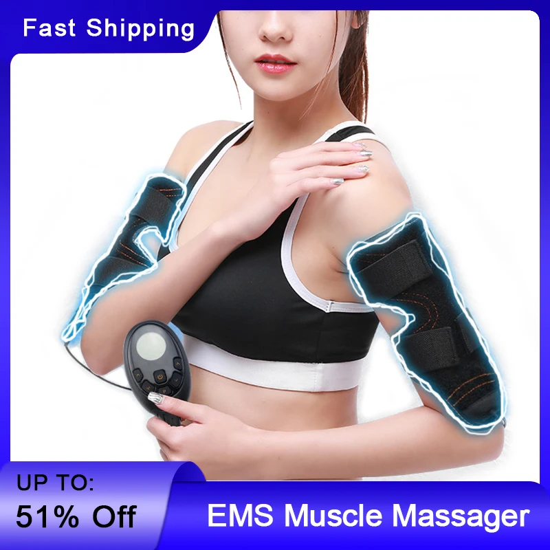 

Electric Biceps Stimulation Fat Burning Arm Muscle Massager Fitness Slimming Machine Anti Cellulite Bodybuilding Instrument