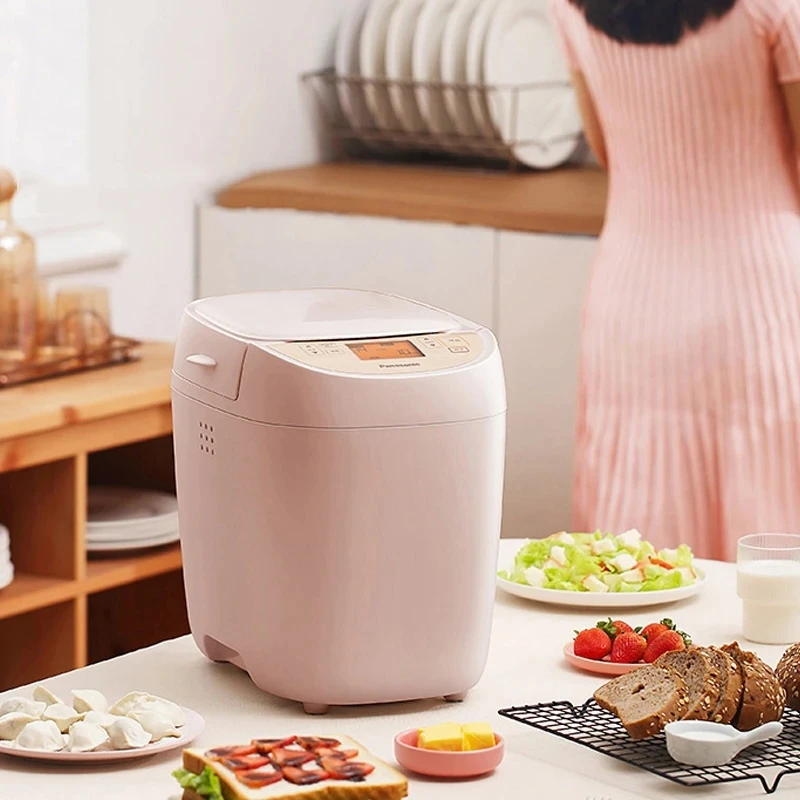 Panasonic Bread Maker SD-PY100 Pink Household Automatic Dough Kneading Fermentation Bread Machine 18 Menus Kitchen Appliances