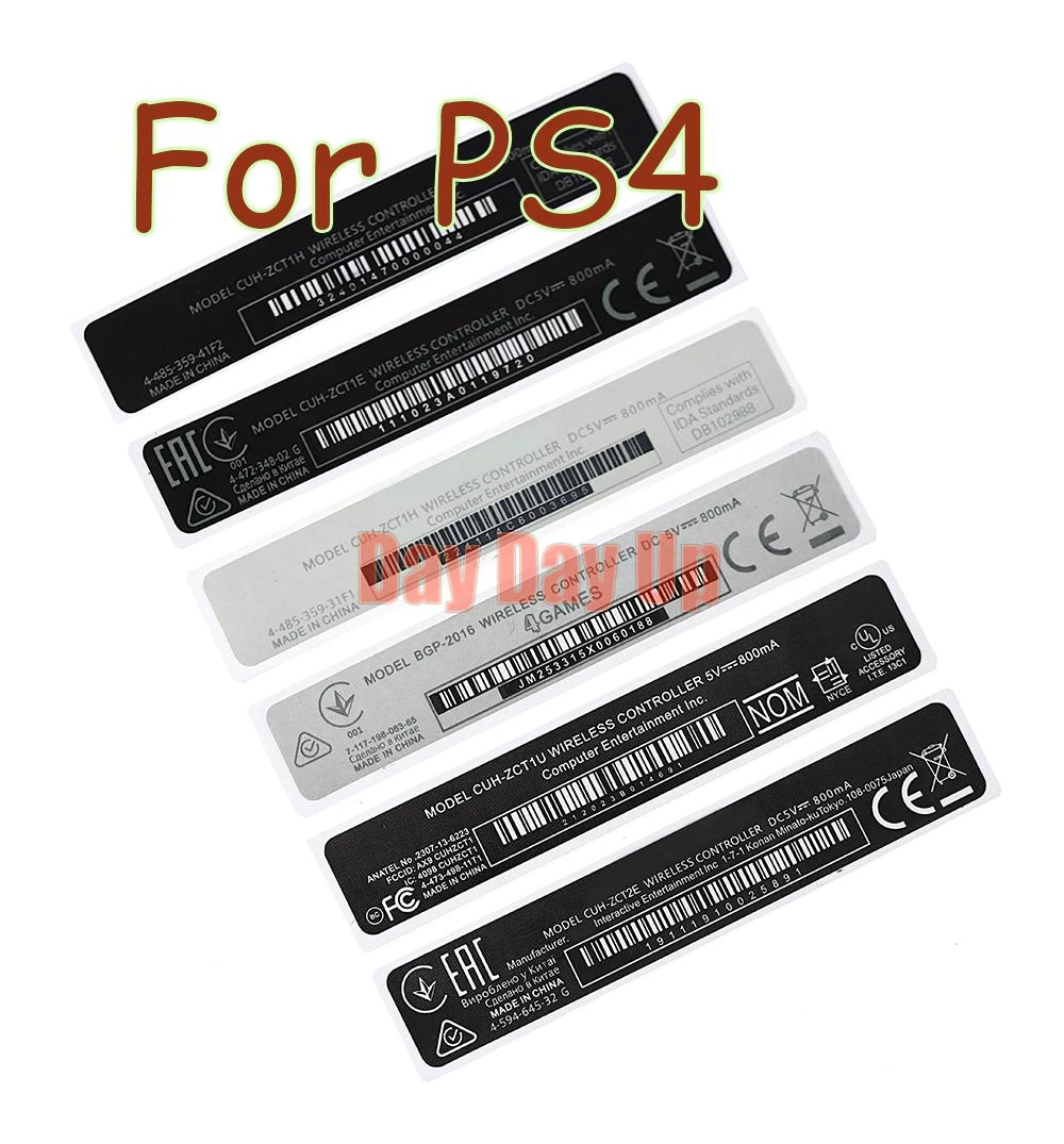1000pcs For Playstation 4 Ps4 Controller Housing Shell Slim Back Sticker Lable Seals For Ps4 Handle Barcode Stickers Aliexpress