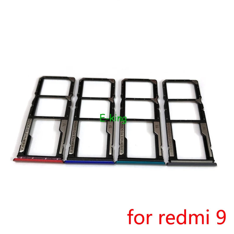 10PCS For Xiaomi Redmi 9 9A 9C Sim Card Slot Tray Holder Sim Card Reader Socket